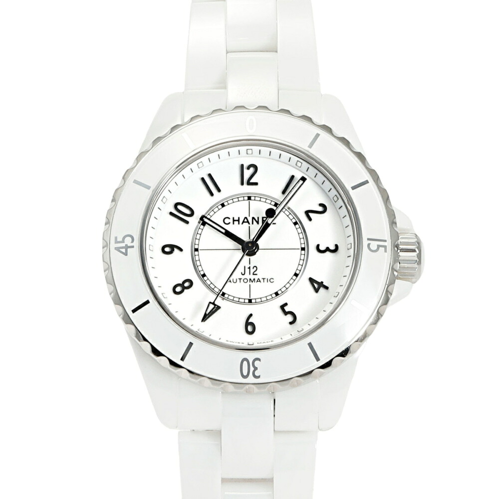 シャネル CHANEL J12 キャリバー12.2 H5699 ホワイト文字盤 中古 腕時計 レディース