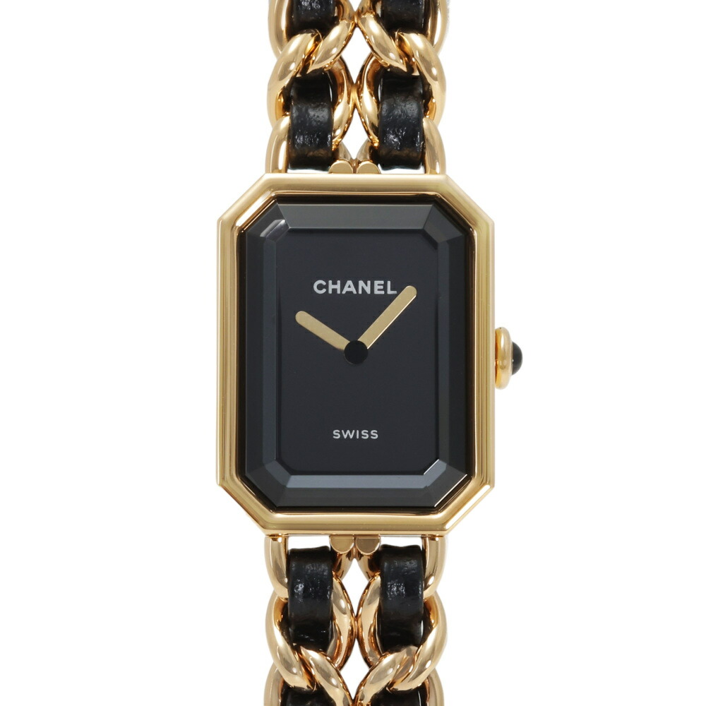 シャネル CHANEL プルミエール 目あたらしい ～版 M大きさ H6951 黒いこと文字記号盤 新品 ウォッチ レディース