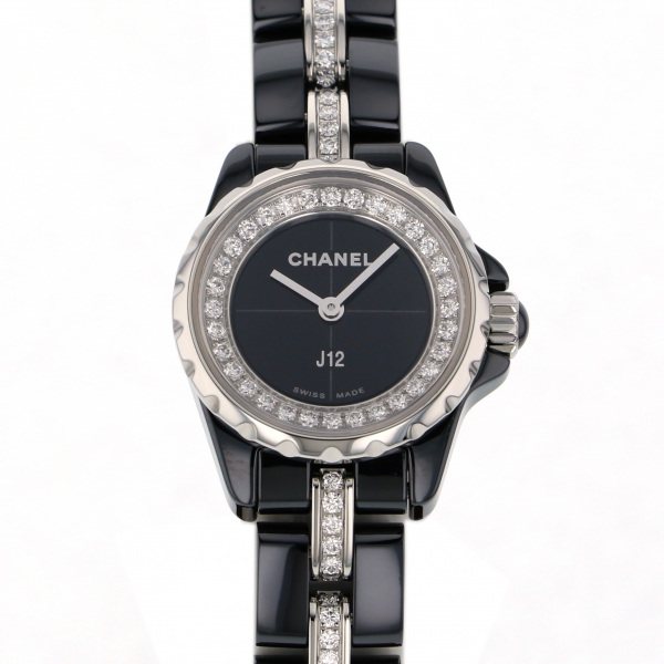 シャネル CHANEL J12 XS H5236 ブラック文字盤 新品 腕時計 レディース｜ジェムキャッスルゆきざき