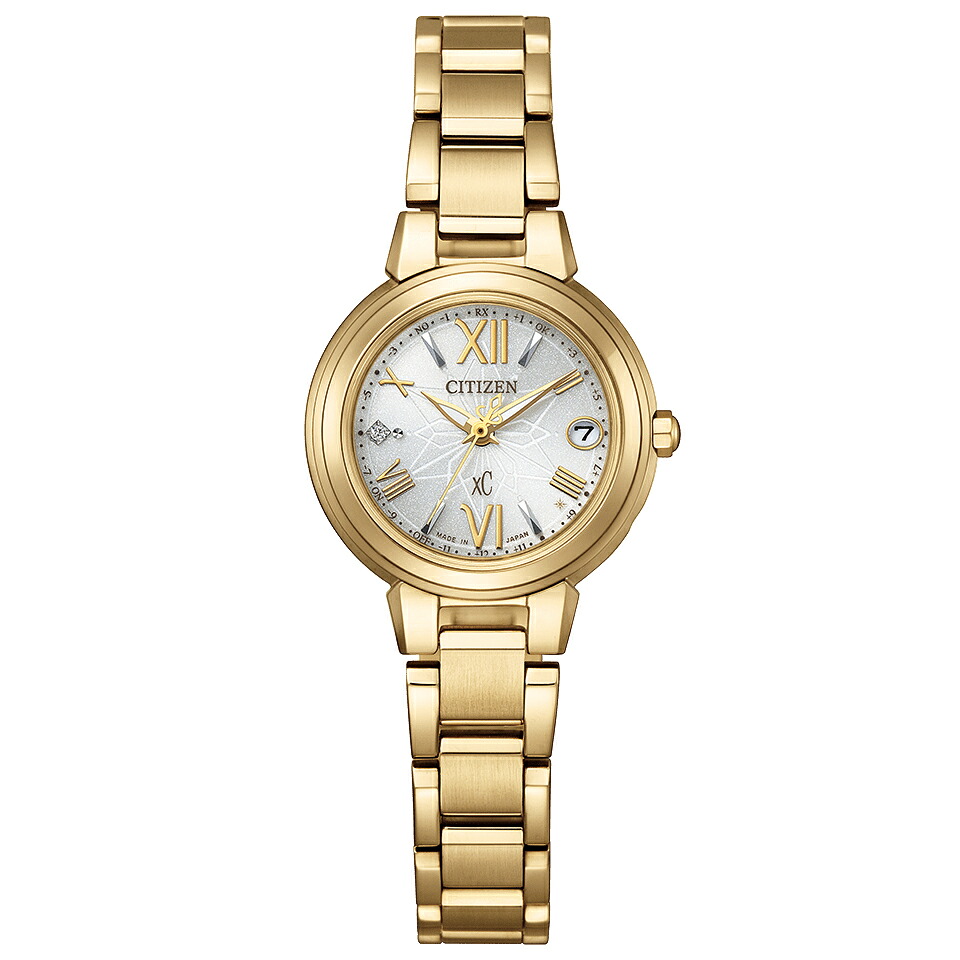 シチズン CITIZEN クロスシー basic collection ES9433-56A しろがね色文字記号盤 新品 ウォッチ レディース