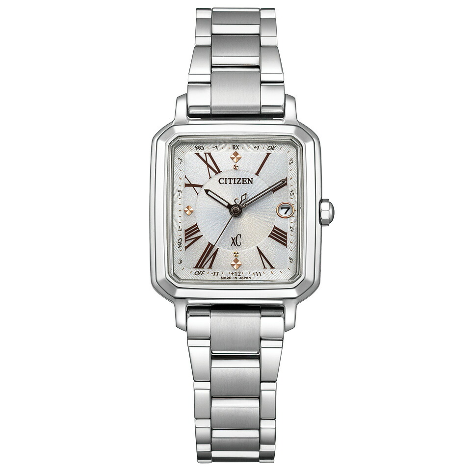 シチズン CITIZEN クロスシー hikari collection ES9500-51A 白いこと文字記号盤 新品 ウオッチ レディース