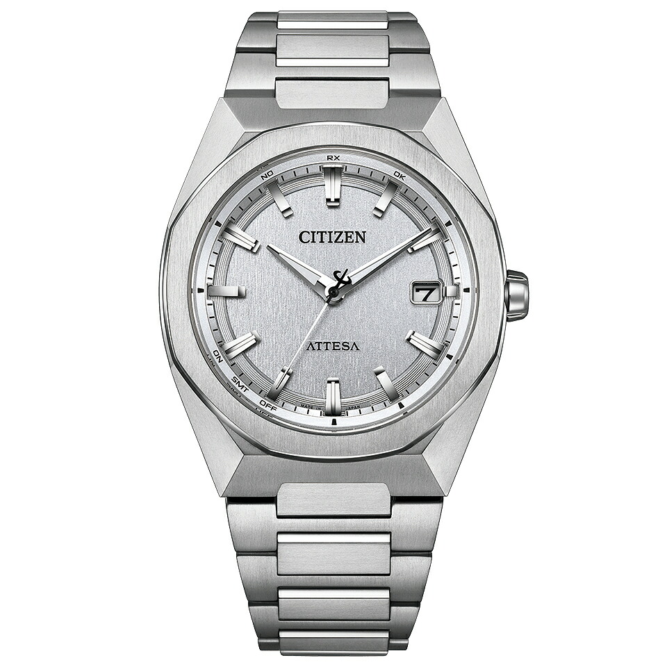 シチズン CITIZEN アテッサ ACT Line CB3040-56H シルバー文字盤 新品 腕時計 メンズ|ジェムキャッスルゆきざき
