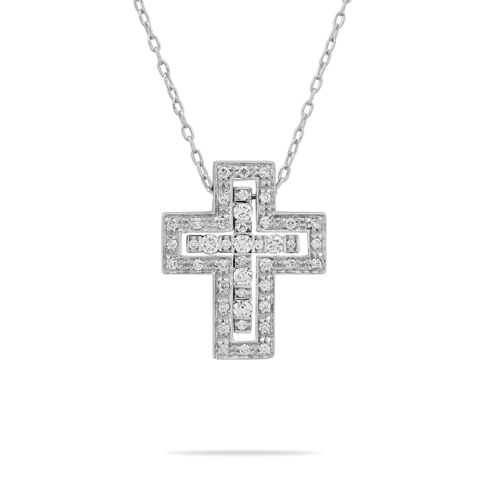 ダミアーニ ベルエポック XXS K18ホワイトゴールド ネックレス 中古