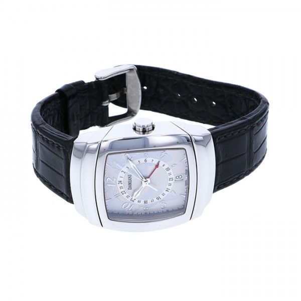 楽天市場 ダミアーニ Damiani エゴ オーバーサイズ Gmt シルバー文字盤 新古品 腕時計 メンズ ジェムキャッスルゆきざき