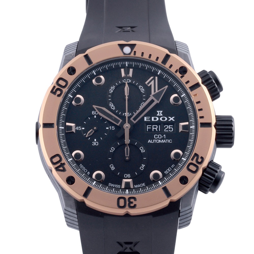 エドックス EDOX クロノオフショア1 01125-CLN5N-NIR 黒いこと文字記号盤 新品 ウオッチ メンズ メンズ腕時計-腕時計