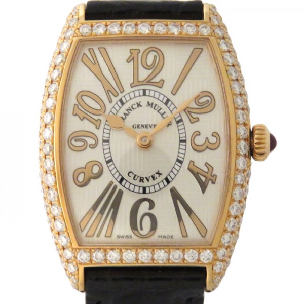 フランク・ミュラー FRANCK MULLER トノウカーベックス 1752QZRELV-RD5N ホワイト文字盤 アウトレット 腕時計 レディース|ジェムキャッスルゆきざき