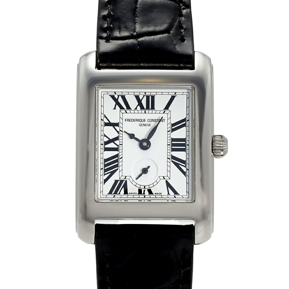 フレデリック・変わらない FREDERIQUE CONSTANT クラシック・カレ スモール秒 FC-235S2C6 しろがね色文字記号盤 新品 ウオッチ レディース