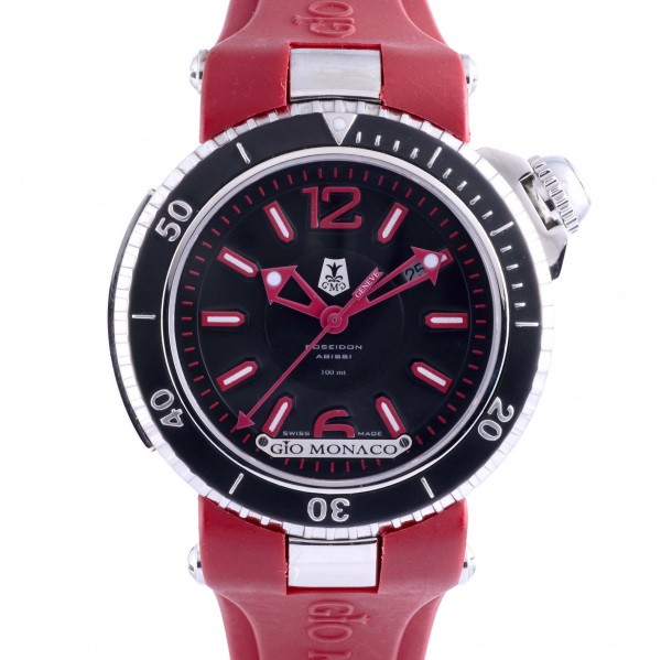 楽天市場】ジオ・モナコ GIO MONACO ポセイドン 699 ブラック文字盤
