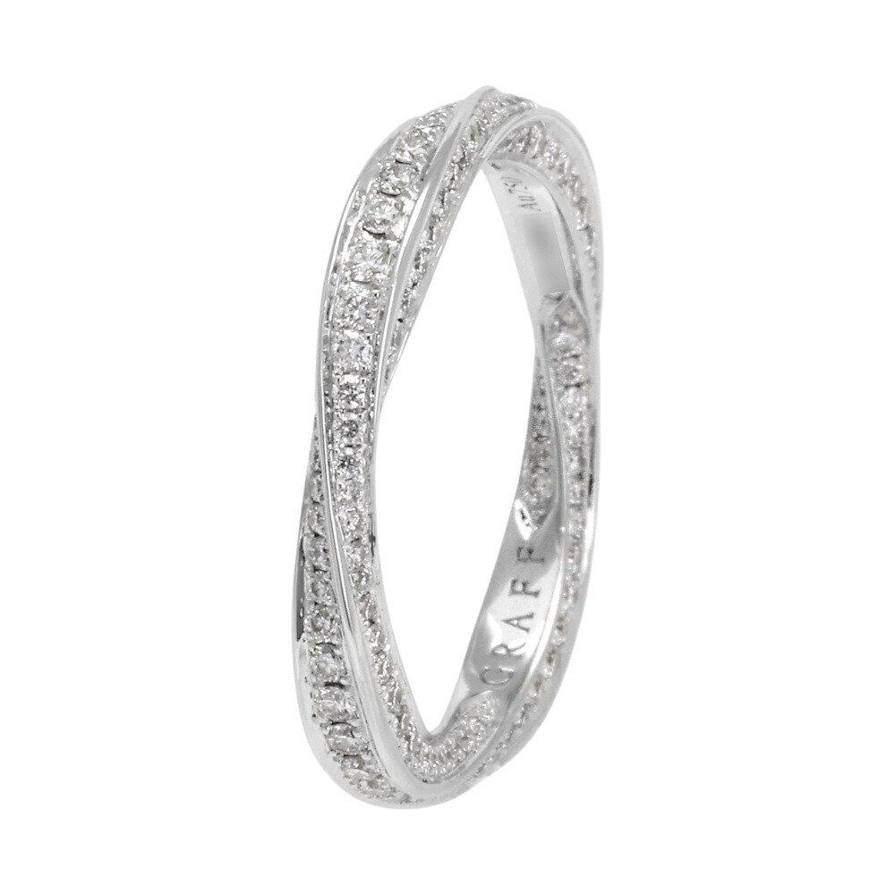 GRAFF スパイラル パヴェ ダイヤモンドリング　9号（お写真追加） 楽天市場】グラフ GRAFF スパイラル パヴェダイヤモンド バンドリング