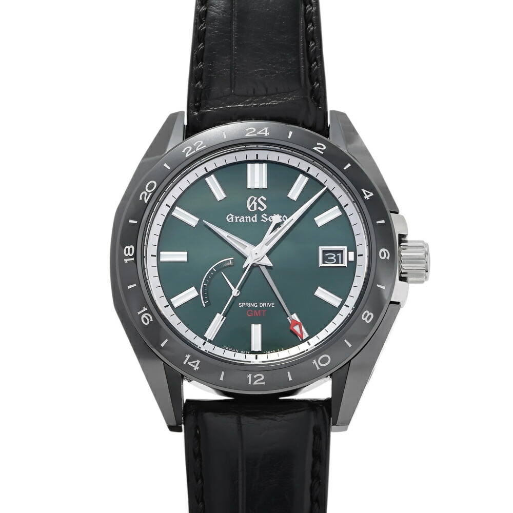 グランドセイコー Grand Seiko スポーツ コレクション スプリングドライブ GMT 高島屋限定81本 SBGE247 グリーン文字盤 中古 腕時計 メンズ