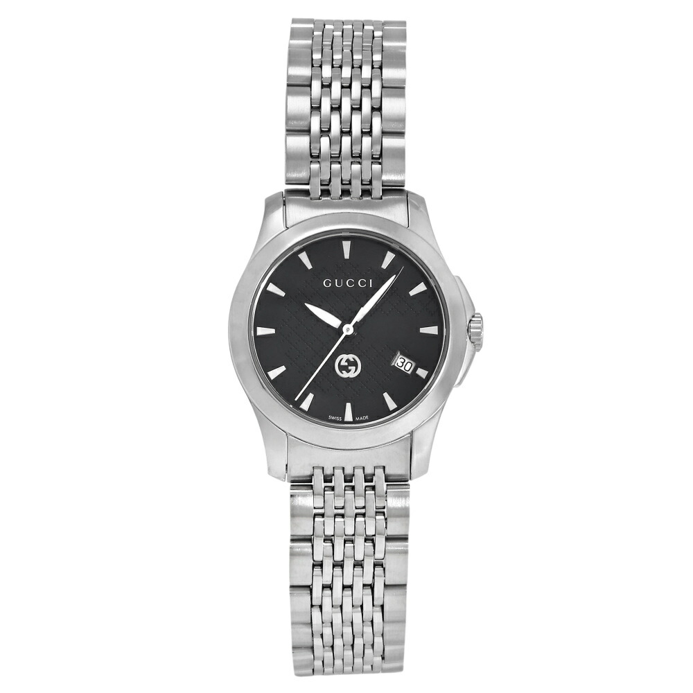 グッチ GUCCI Gタイムレス YA1265006 ブラック文字盤 新品 腕時計 レディース