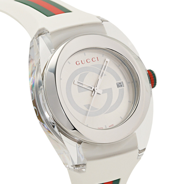 グッチ GUCCI シンク YA137102A シルバー文字盤 新品 腕時計 メンズ