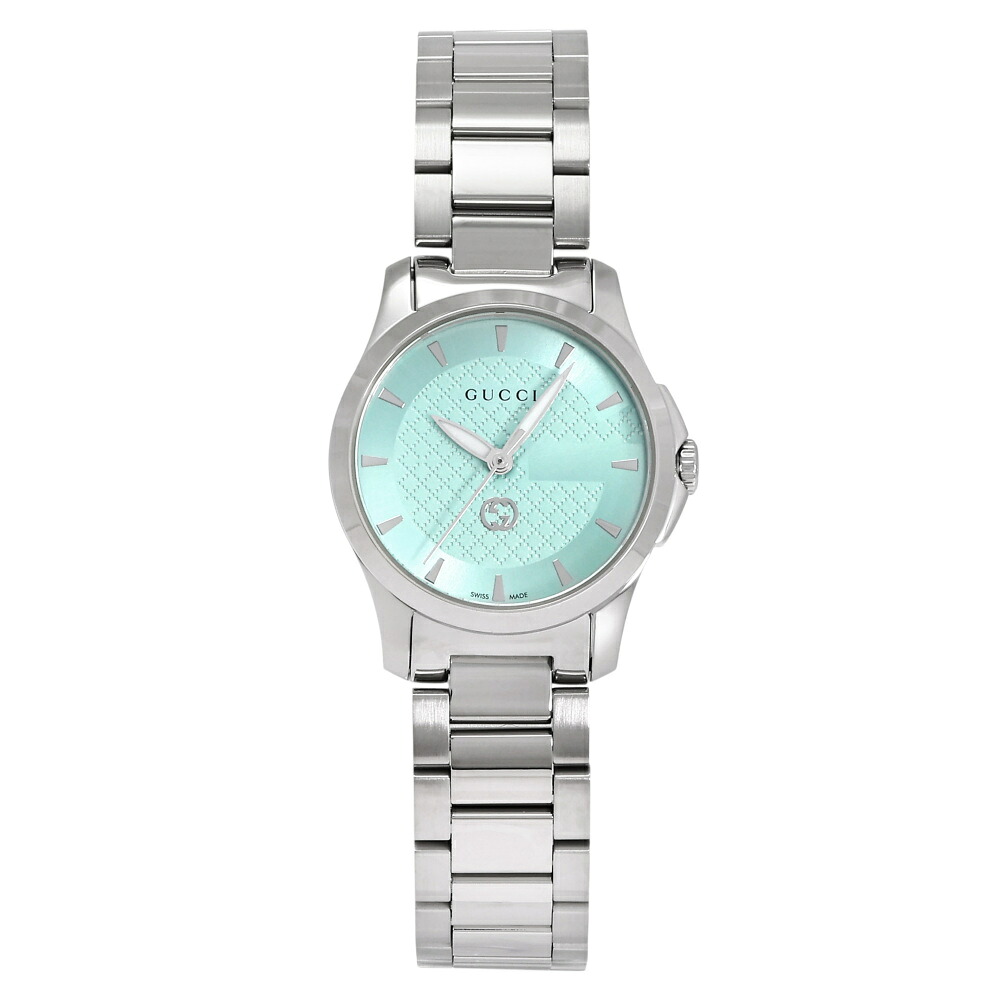 グッチ GUCCI Gタイムレス YA1265051 ターコイズブルー文字盤 新品 腕時計 レディース