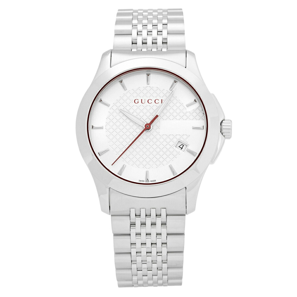 グッチ GUCCI Gタイムレス YA126422 シルバー文字盤 新品 腕時計 メンズ