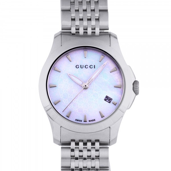 グッチ GUCCI YA126514 ホワイト文字盤 新品 腕時計 レディース www