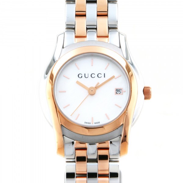 訳ありセール格安 グッチ Gucci Gクラス Ya ホワイト文字盤 新品 腕時計 レディースw お気にいる Sinagoga Co Rs