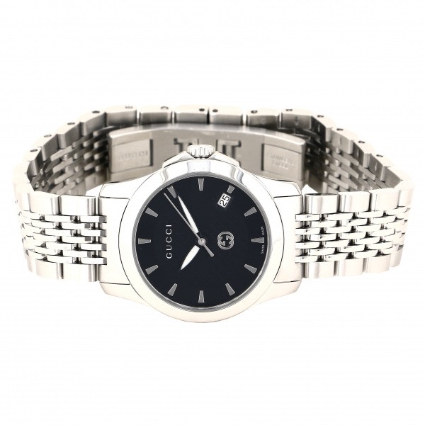 グッチ GUCCI Gタイムレス YA1265006 ブラック文字盤 新品 腕時計