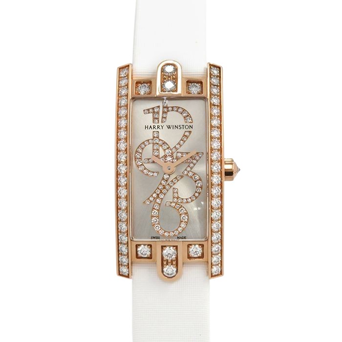 ハリー・ウィンストン HARRY WINSTON アヴェニュー C ミニ AVCQHM16RR001 シルバー文字盤 新品 腕時計 レディース｜ジェムキャッスルゆきざき