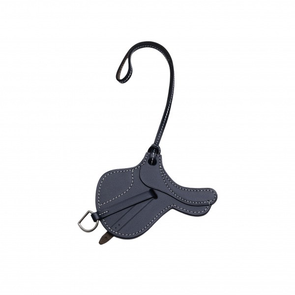 楽天市場】エルメス パドック チャーム 鞍 セル ブルー