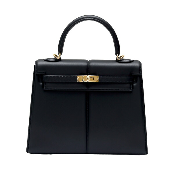 【ケリーバックルで品格を】エルメス パンプス Kelly ノワール org.jpg