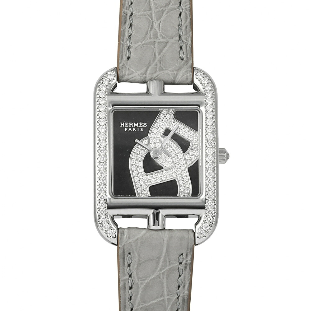 エルメス HERMES ケープコッド シェーヌ ダンクル ジョアイリエ ウォッチ スモールモデル 31 mm CC1.330 W054715WW00 ダークグレー文字盤 新品 腕時計 メンズ｜ジェムキャッスルゆきざき