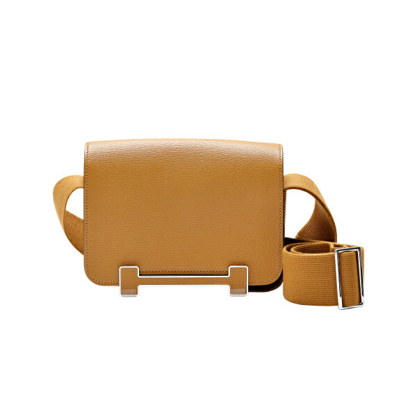 Hermes 23年 B刻 ゲタ シェーブル ブルミゾル ゴールド金具 ショルダーバッグ エトゥープ (209019