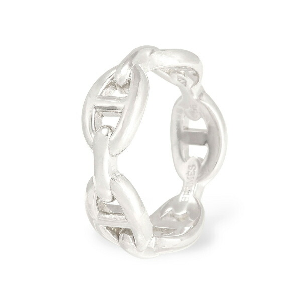 〈美品〉エルメス シェーヌダンクルアンシェネ リング56 HERMES(エルメス) シェーヌダンクル アンシェネリング GM 48