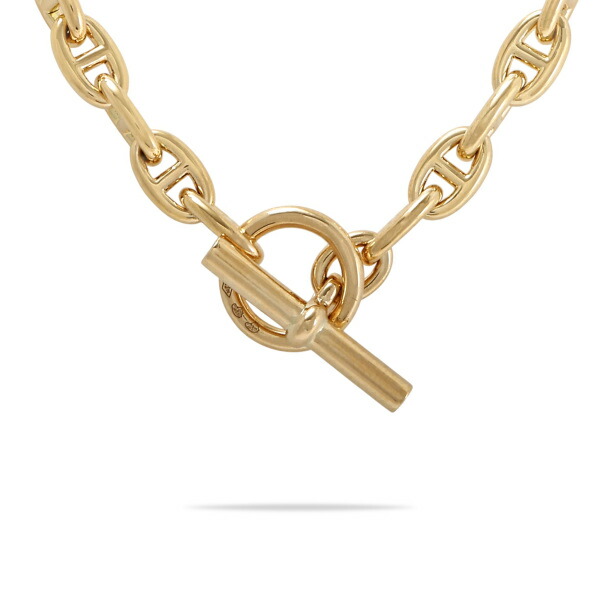 【新品未使用】HERMES シェーヌダンクル　PM16コマ HERMES エルメス シェーヌダンクル PM 16コマ K18イエローゴールド