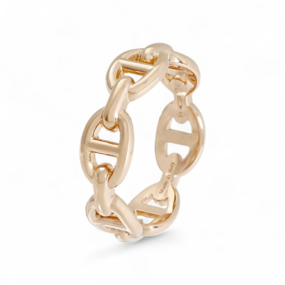 楽天市場】エルメス 指輪 K18PG シェーヌダンクル アンシェネリング PM