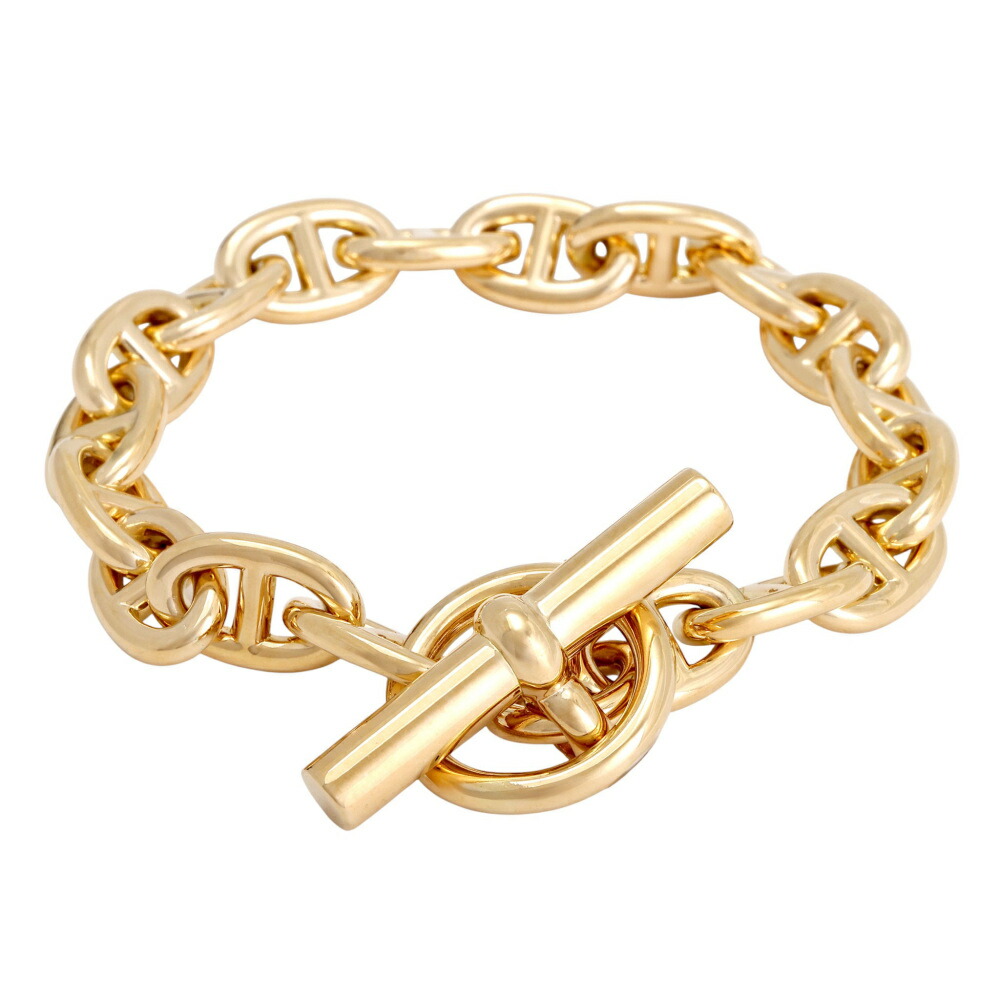 楽天市場】エルメス シェーヌダンクル TPM 24コマ K18イエローゴールド