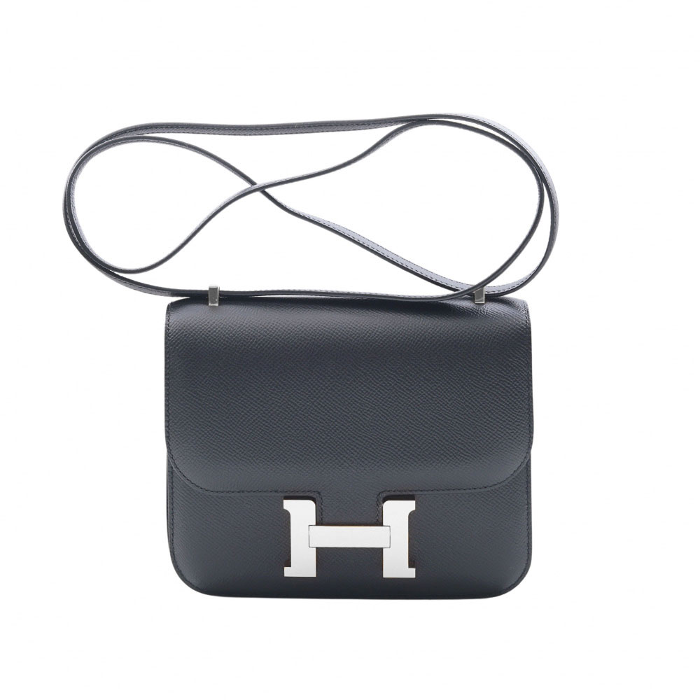 エルメス HERMES コンスタンス3 ミニ エプソン ブラック シルバー金具 K刻印 ミロワール 未使用 バッグ レディース