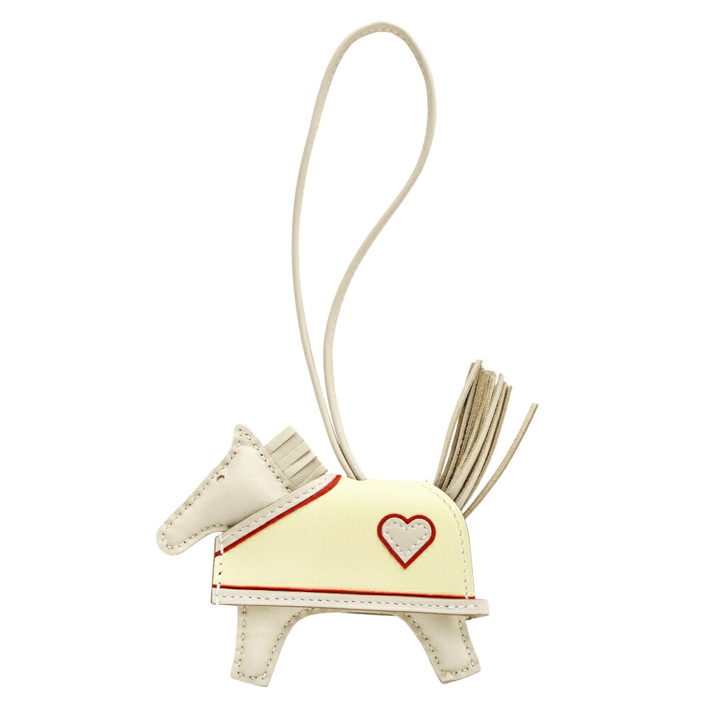 エルメス HERMES ロデオチャーム ロベオ アニョーミロ クレ(象牙色) ジョーヌミルトン ルージュラデュ K目じるし 未当てはめる 余分の物 男女兼用
