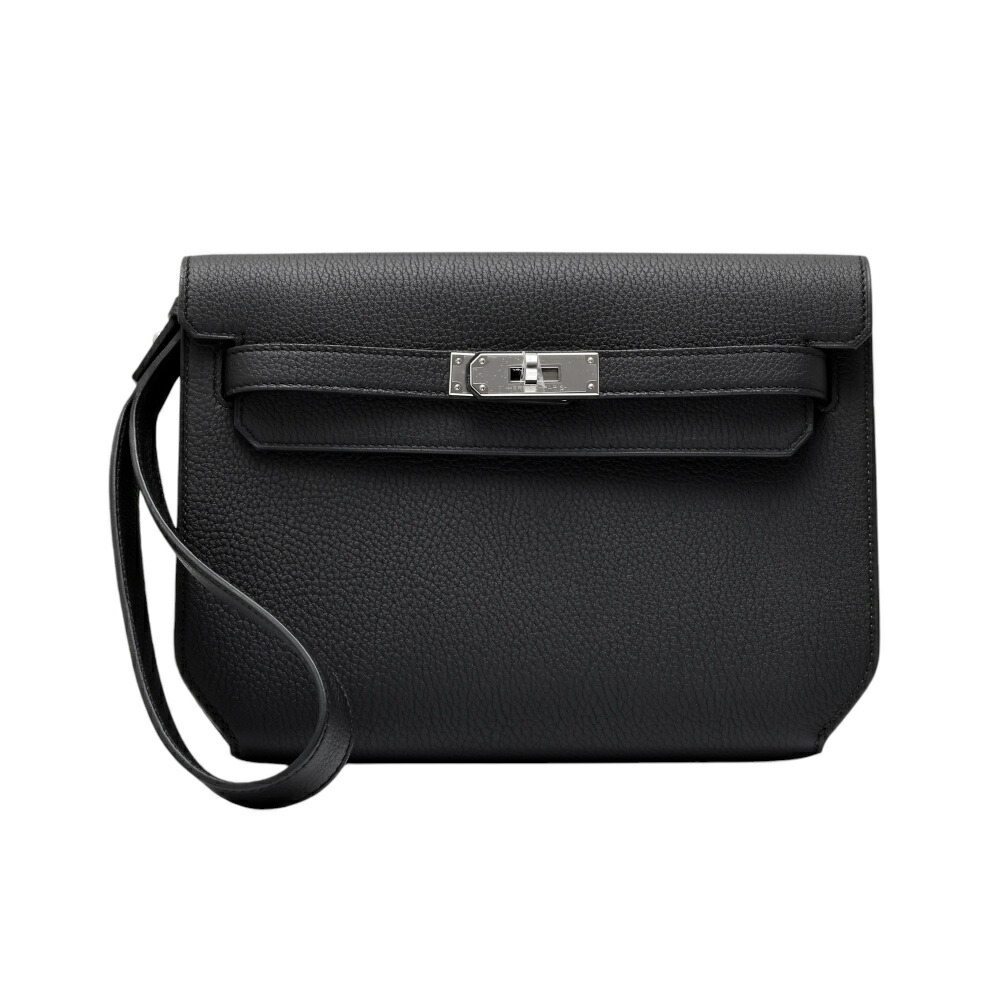 エルメス HERMES ケリー デペッシュ トゴ ブラック シルバー金具 G刻印 未使用 バッグ レディース|ジェムキャッスルゆきざき