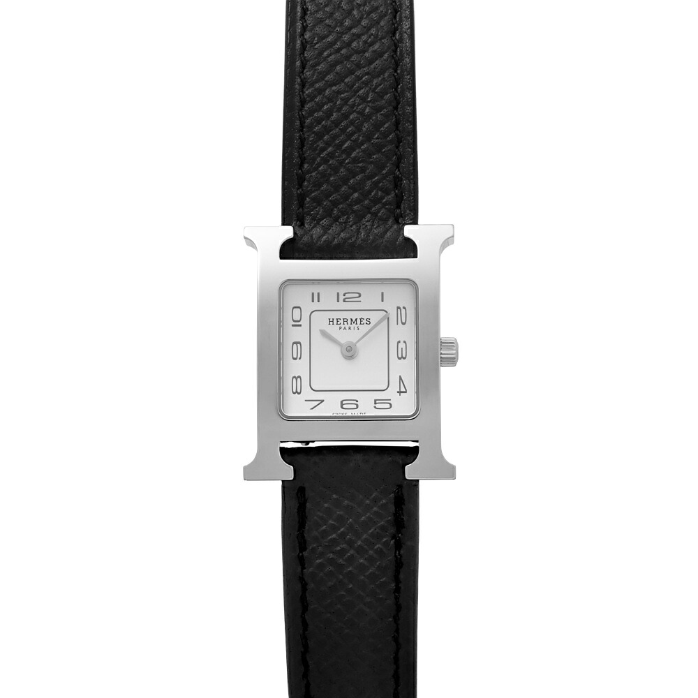 エルメス HERMES Hウォッチ PM25mm スモール W404216WW00 シルバー文字盤 新品 腕時計 レディース｜ジェムキャッスルゆきざき 225,000円