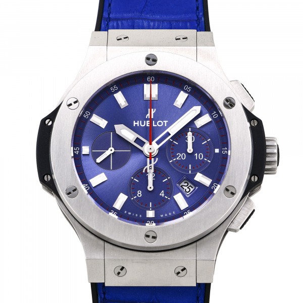 ウブロ Hublot ビッグバン 青味ヴィクトリー サッカー日本代表団真似形 301 Sx 7123 Vr Fcj15 ブルー文字円盤 中古 ウォッチ メンズ Olc54 Fr