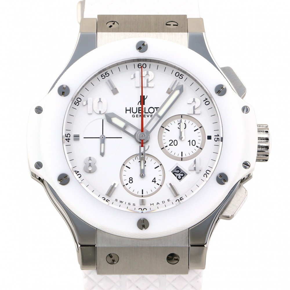 ウブロ HUBLOT ビッグバン サンモリッツ 301.SE.230.RW ホワイト文字盤 新品 腕時計 メンズ｜ジェムキャッスルゆきざき