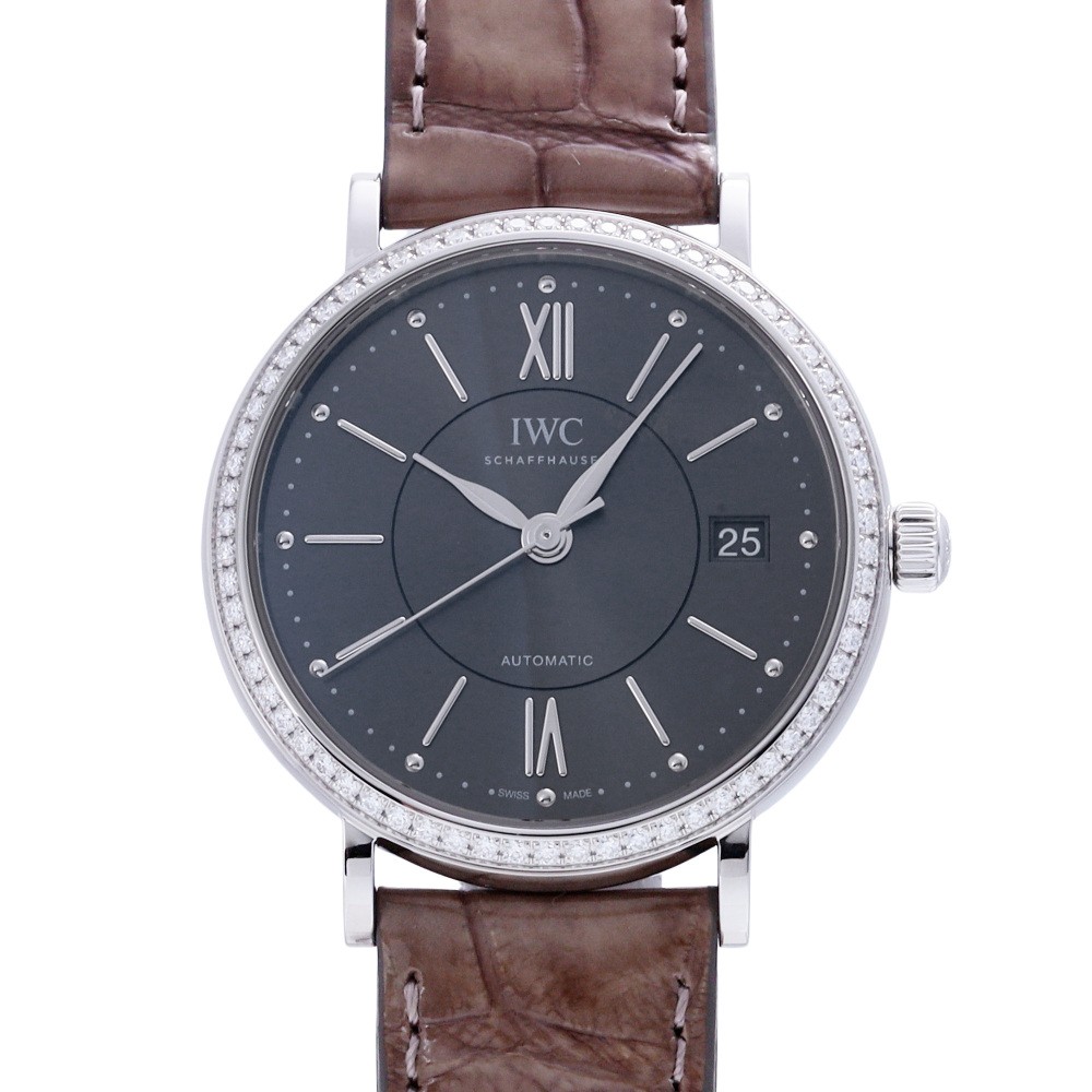 IWC ポートフィノ オートマティック 37 IW458104 グレー文字盤 新品 腕時計 男女兼用｜ジェムキャッスルゆきざき