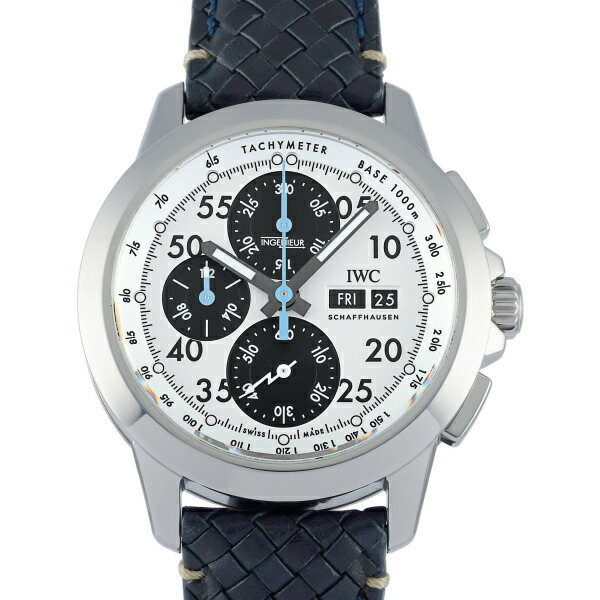 楽天市場】IWC インヂュニア クロノグラフ IW380802 ブルー文字盤 中古