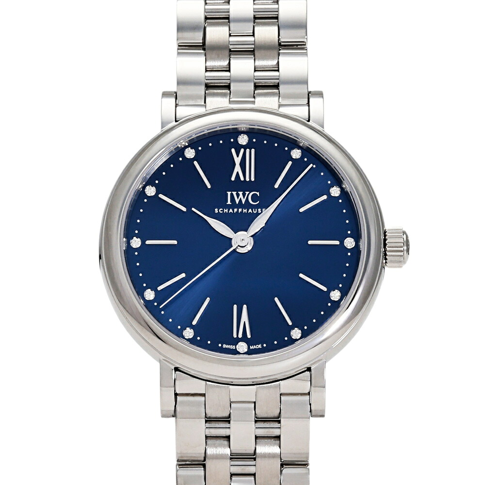 IWC ポートフィノ オートマティック 34 IW357413 青碧文字記号盤 新品 ウオッチ 男女兼用