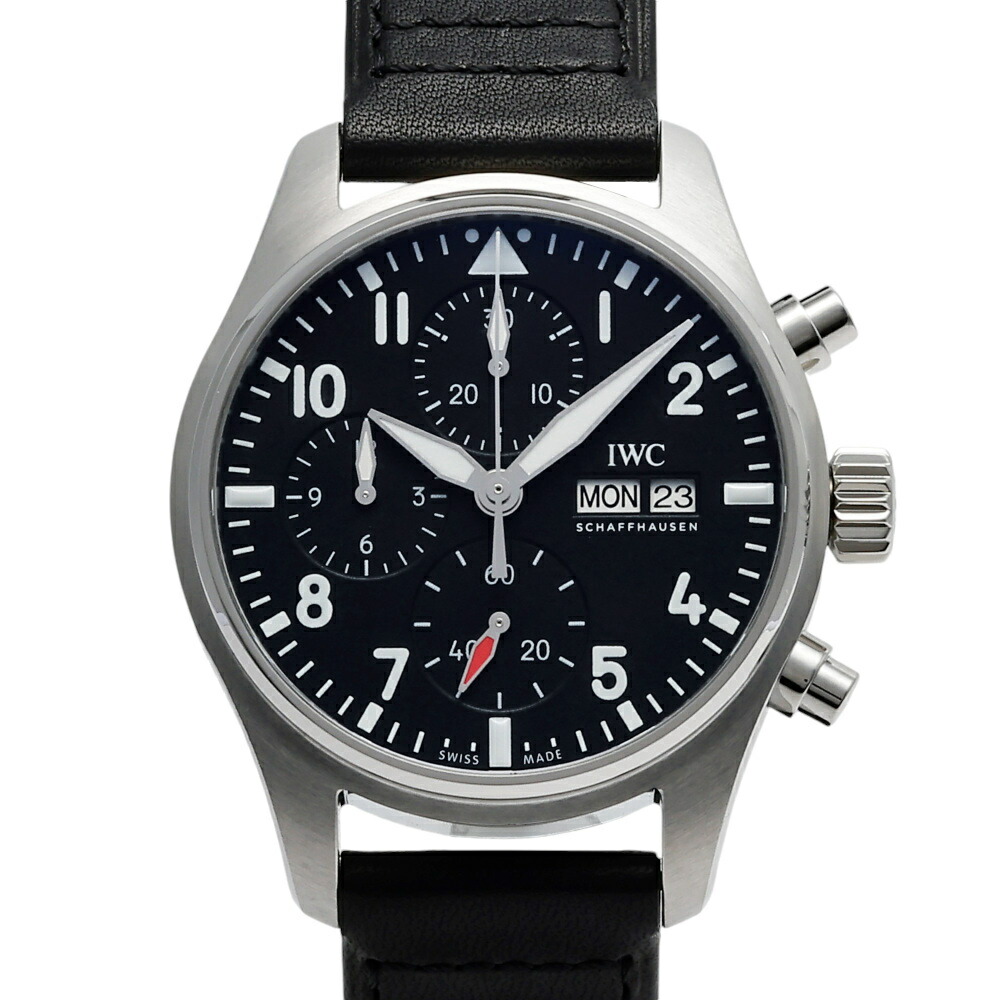IWC パイロットウォッチ クロノグラフ 41 IW388111 ブラック文字盤 新品 腕時計 メンズ 412,000円