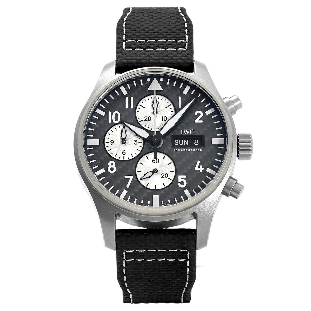 IWC パイロットウォッチ クロノグラフ AMG メルセデスAMGコラボ IW377903 ブラック文字盤 中古 腕時計 メンズ｜ジェムキャッスルゆきざき