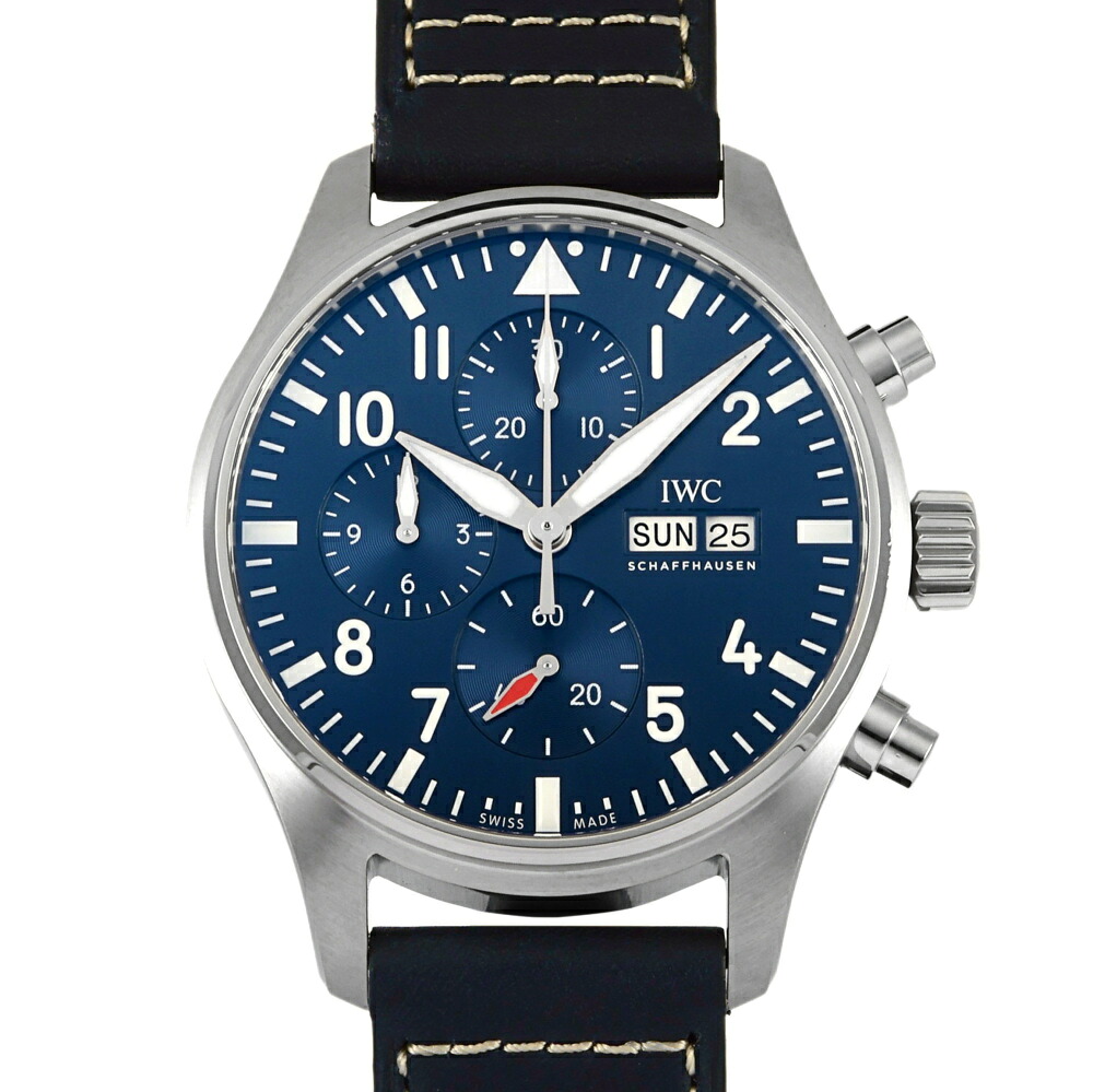 IWC パイロットウォッチ クロノグラフ IW378003 ブルー文字盤 中古 腕時計 メンズ｜ジェムキャッスルゆきざき