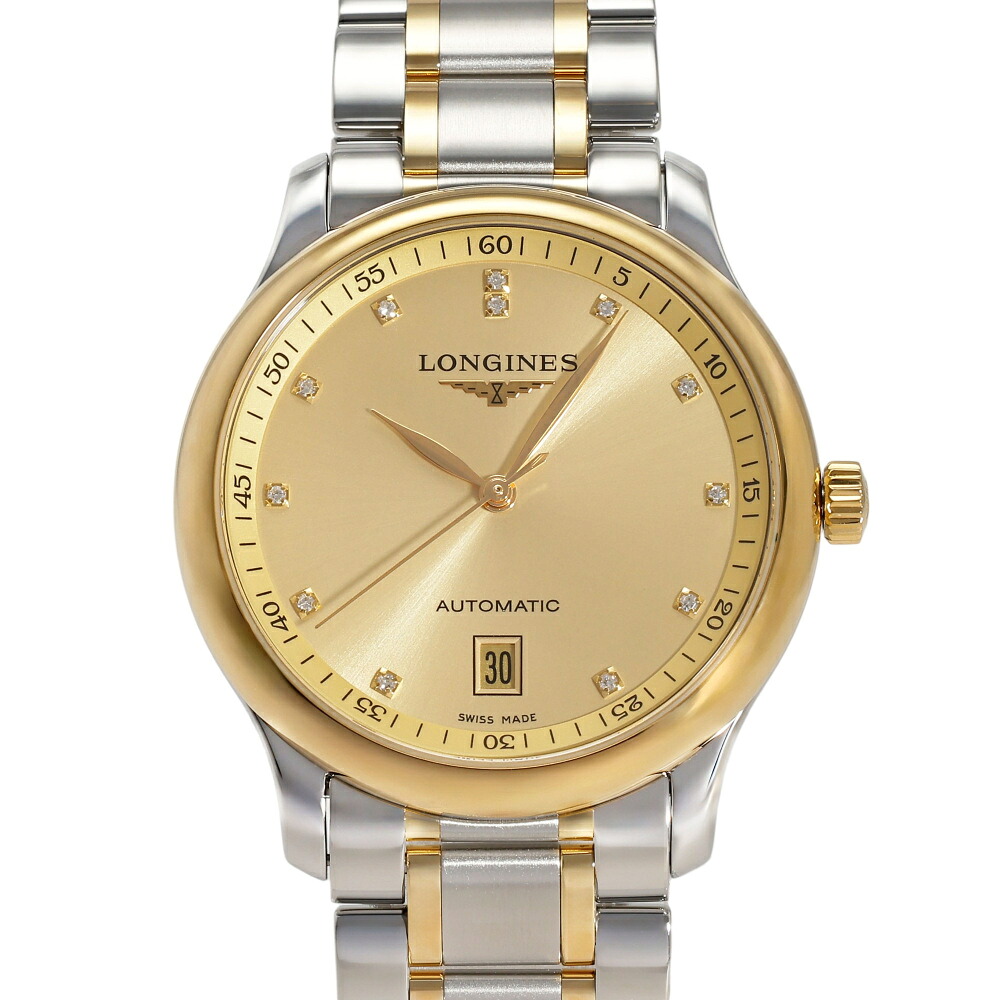 ロンジン LONGINES マスター コレクション L2.628.5.37.7 ゴールド文字盤 新品 腕時計 メンズ｜ジェムキャッスルゆきざき