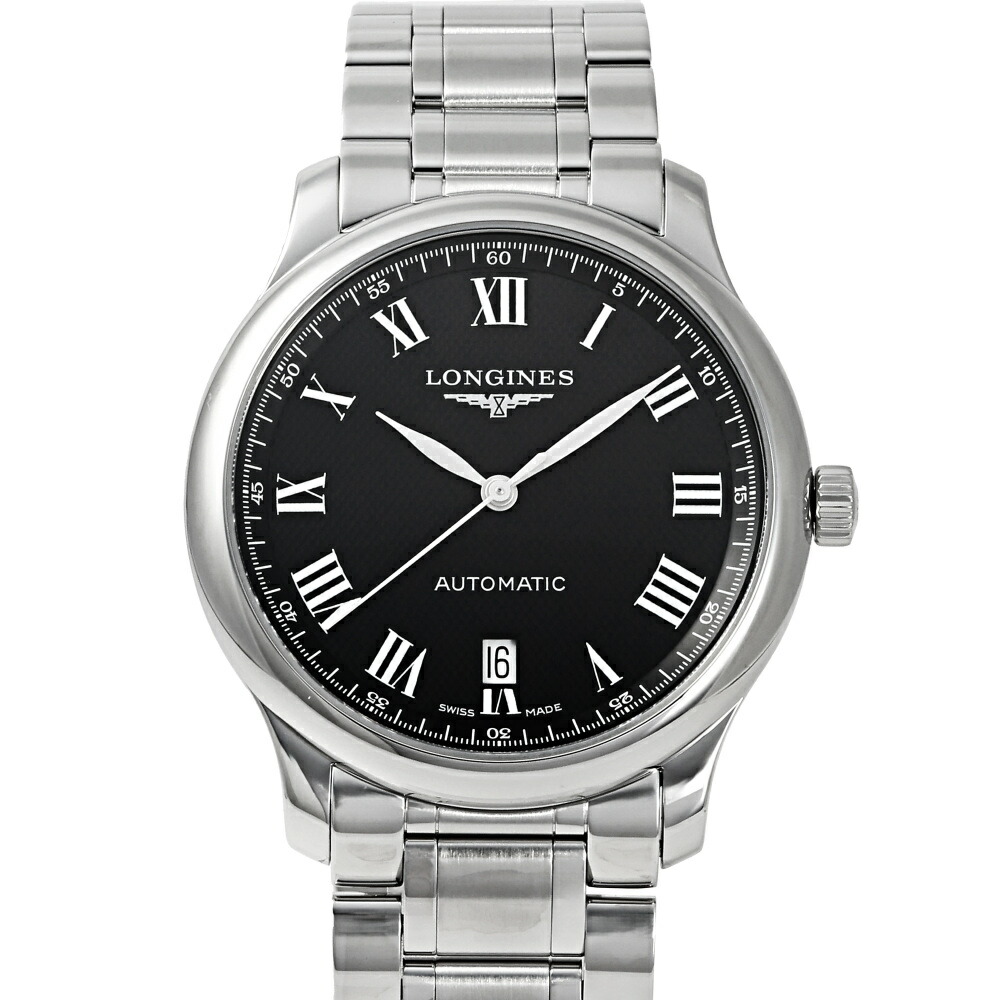 ロンジン LONGINES 御師匠さん 寄せあわせ L2.628.4.51.6 黒いこと文字記号盤 新品 ウォッチ メンズ メンズ腕時計-腕時計