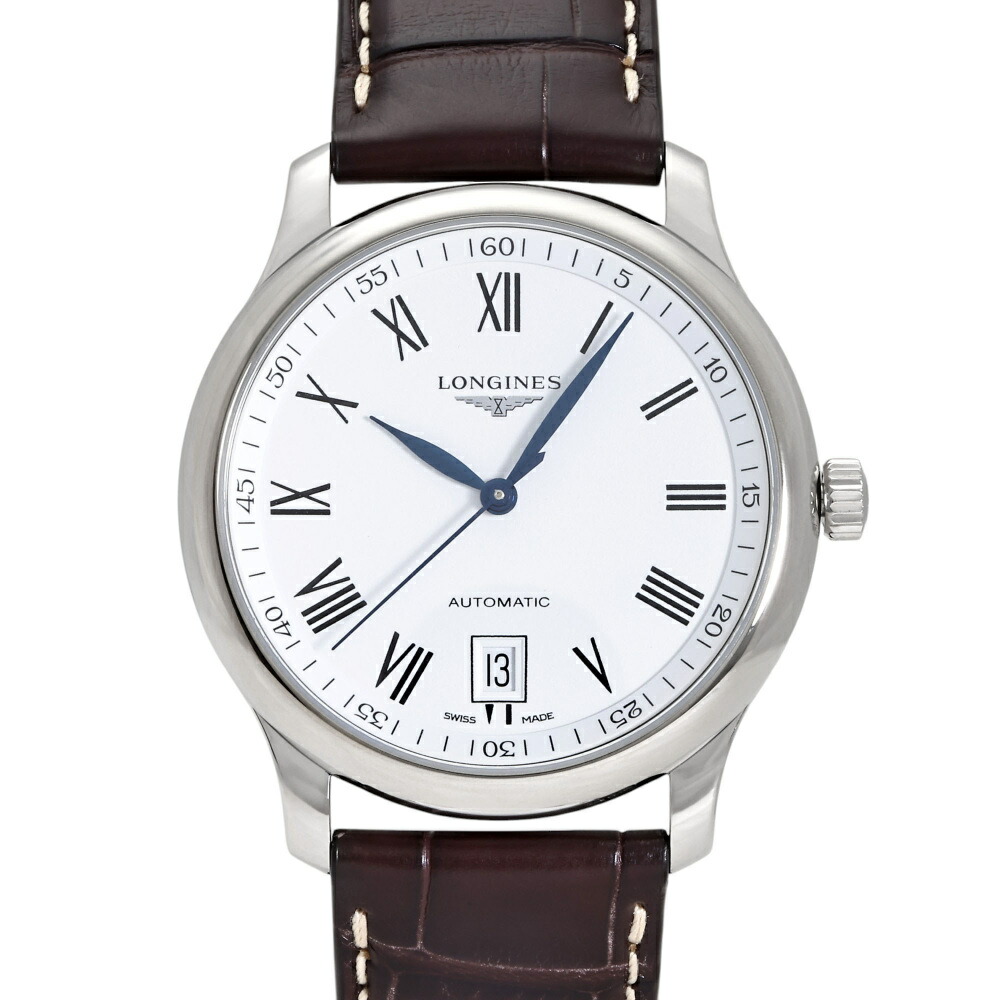 ロンジン LONGINES 御師匠さん 寄せあわせ L2.628.4.11.3 白いこと文字記号盤 新品 ウォッチ メンズ