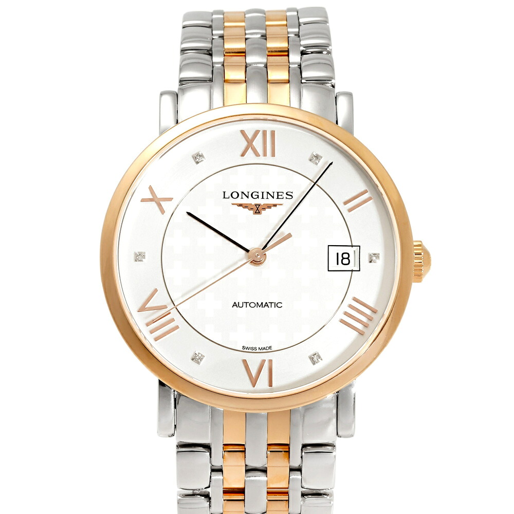 ロンジン LONGINES 窈窕たる L4.810.5.97.7 白いこと文字記号盤 新品 ウオッチ メンズ