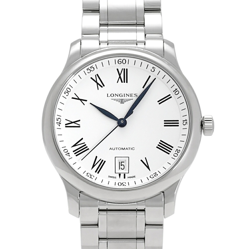 ロンジン LONGINES マスター L2.628.4.11.6 ホワイト文字盤 新品 腕時計 メンズ｜ジェムキャッスルゆきざき
