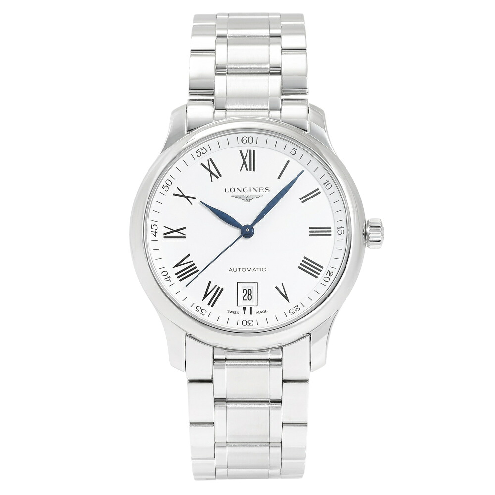 ロンジン LONGINES マスター コレクション L2.628.4.11.6 ホワイト文字盤 新品 腕時計 メンズ|ジェムキャッスルゆきざき