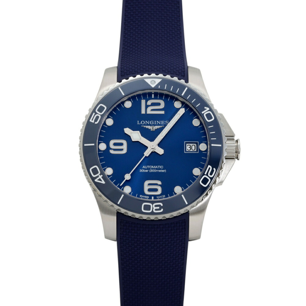 ロンジン LONGINES ハイドロコンクエスト L3.780.4.96.9 青色文字記号盤 新品 ウォッチ メンズ