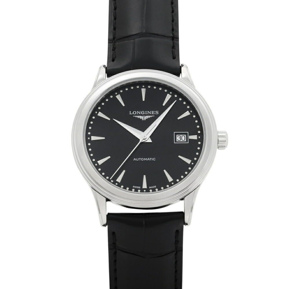 ロンジン LONGINES フラッグシップ L4.984.4.59.2 ブラック文字盤 新品 腕時計 メンズ